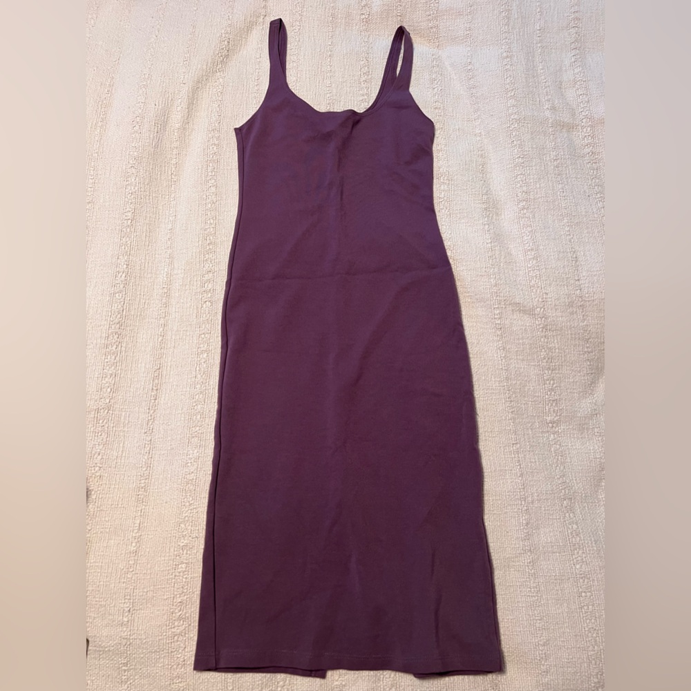 Light Purple Bodycon Midi Dress